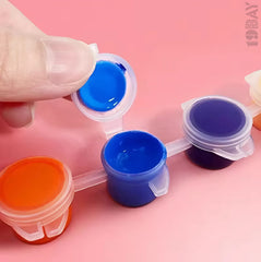 DOMS Magic Tempera – 12 Rainbow Colors for Budding Artists! 🌈 Safe, Bright & Super Fun!
