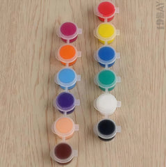 DOMS Magic Tempera – 12 Rainbow Colors for Budding Artists! 🌈 Safe, Bright & Super Fun!