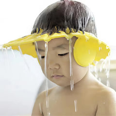 Adjustable Baby Shower Cap – Soft Hair Wash Hat for Kids | Tear-Free Bathing & Ear Protection