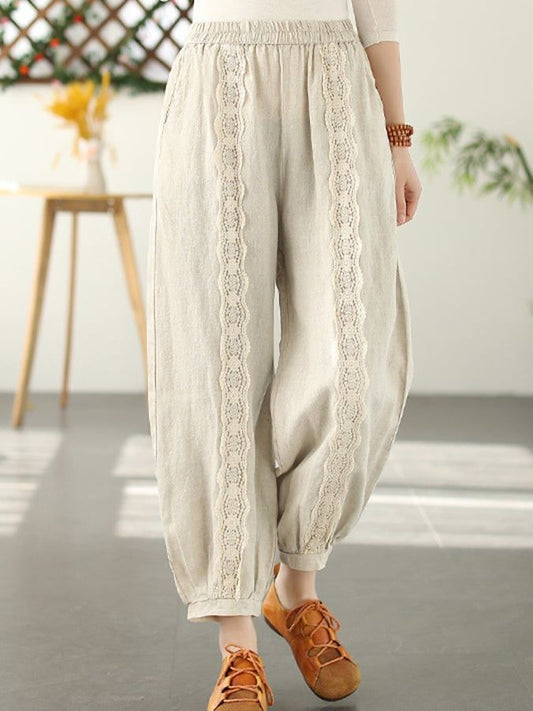 Classic Fit Cotton Pants for Women – Clean Look for Office or Home Use
