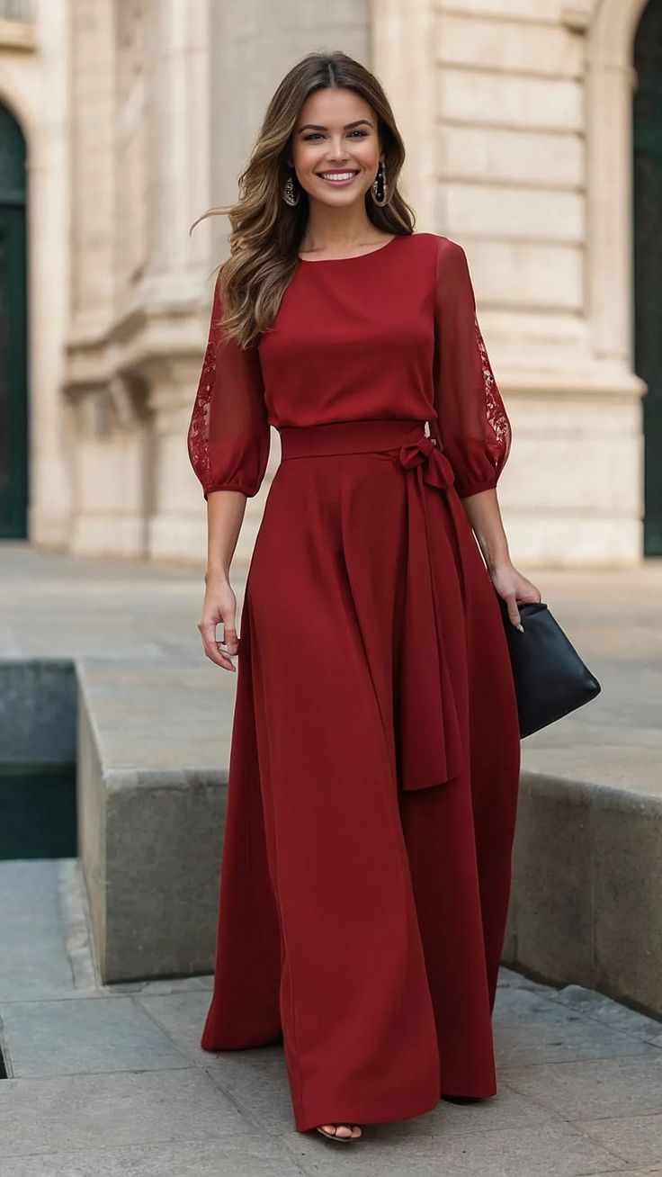 Floral Embroidered Party Gown – Perfect Blend of Class & Color