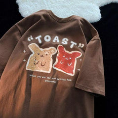 Soothing Coffee Brown Oversize Tee