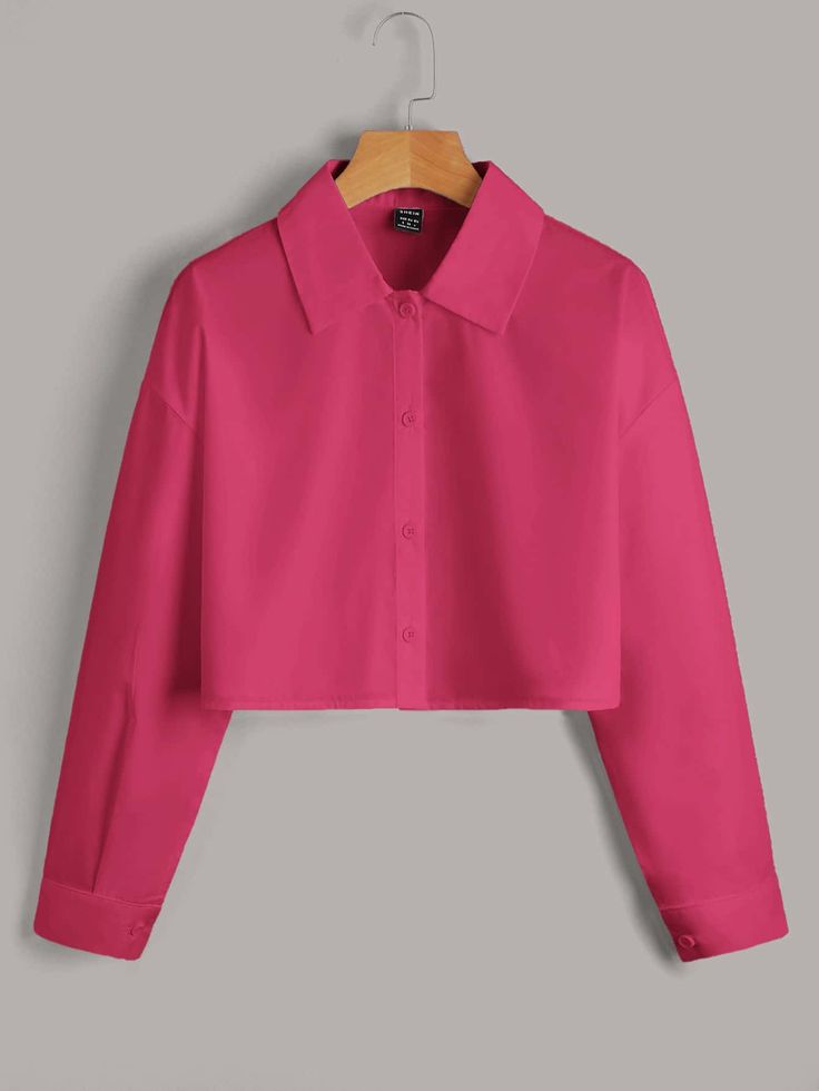 Soft-Feel Crop Shirt – Casual Comfort You Can Count On