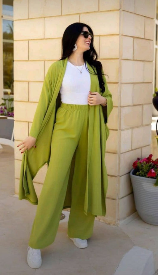Long Shrug for Work & Casual – Flowy Cotton with Open Front