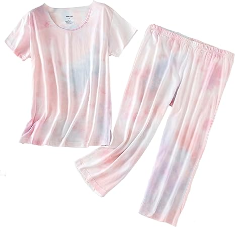 Women’s Stylish Pajama Set – Cotton Blend for Comfort and Cooling Sleep
