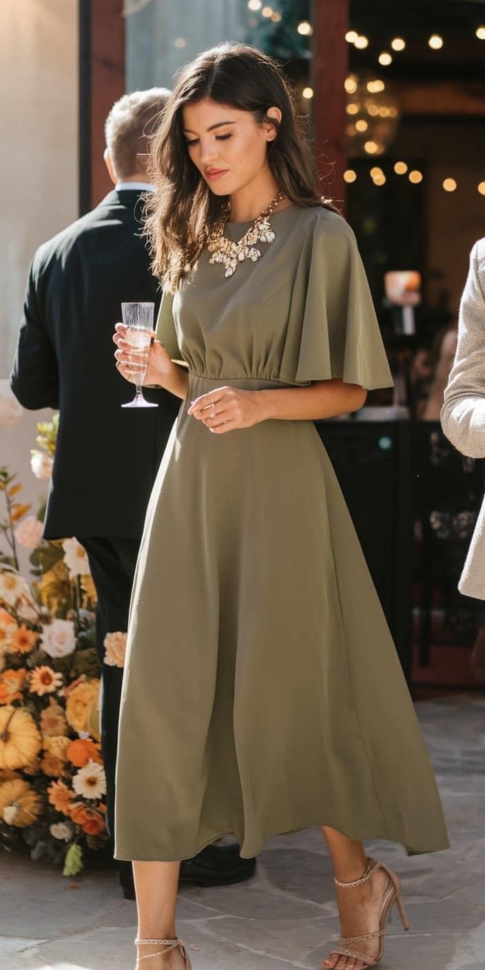 Ruffle Detail Party Gown – Unique Design for Fashion-Forward Women