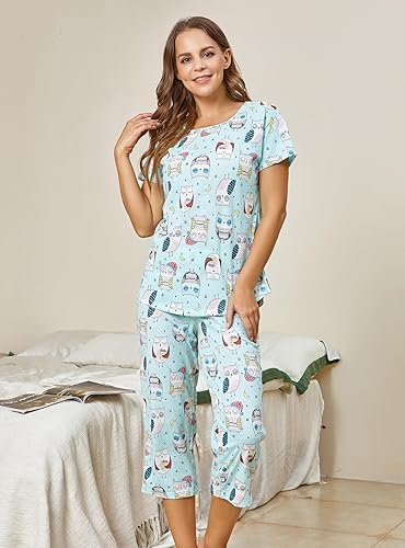 Ladies Soft Cotton Nightwear Set – Relax Fit Pajama for Home Comfort