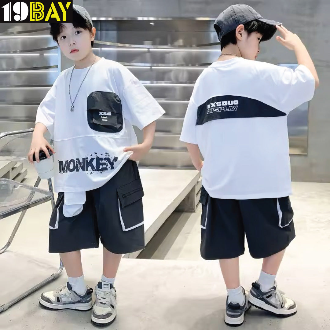 Premium Kids Cotton T-Shirt – Oversized Fit for Relaxation & Play