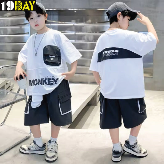 Premium Kids Cotton T-Shirt – Oversized Fit for Relaxation & Play