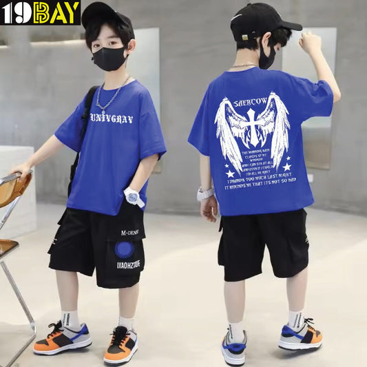 Loose Fit Cotton T-Shirt for Kids – Breathable Fabric & Unisex Look
