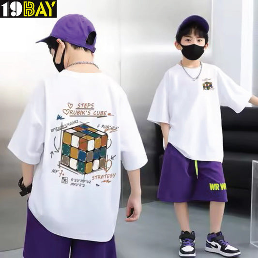 Trendy and Comfortable Oversized T-Shirt for Boys & Girls – Drop Shoulder Cut
