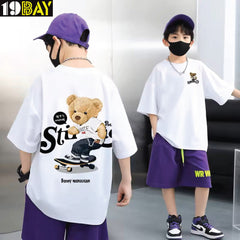 Cool Kids Oversized Tee – Soft Cotton Drop Shoulder Style for All Seasons