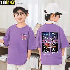 Oversized Everyday Kids T-Shirt – Relaxed Fit Drop Shoulder Style for Cool Kids