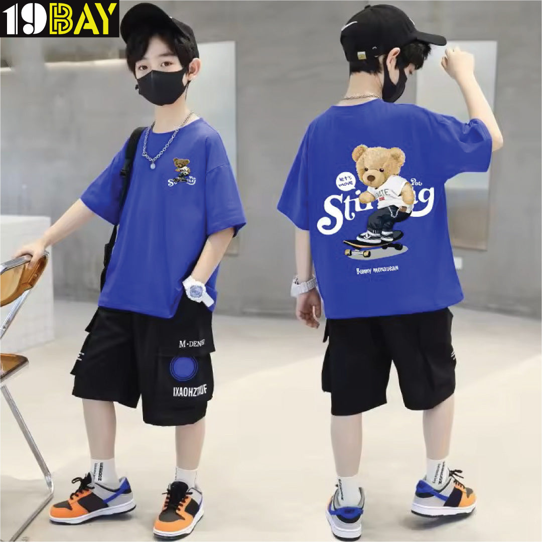Kids Oversized Cotton T-Shirt – Summer Essential for Boys & Girls