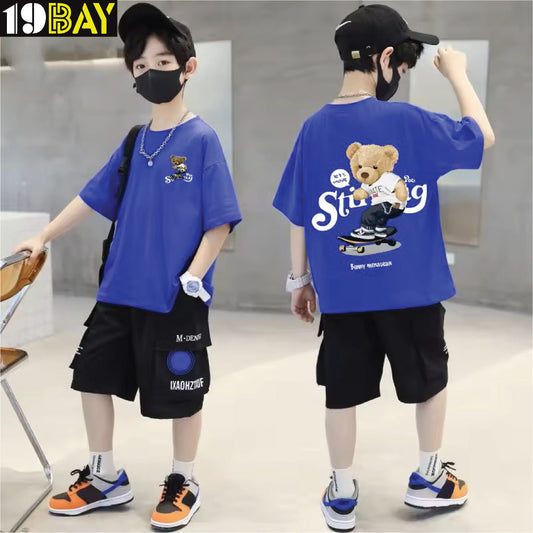 Kids Oversized Cotton T-Shirt – Summer Essential for Boys & Girls