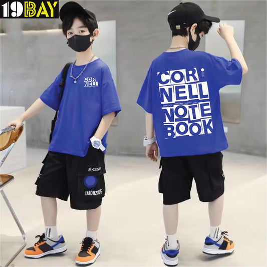 Trendy Kids Oversized Drop Shoulder T-Shirt – Soft Cotton Comfort for Daily Wear
