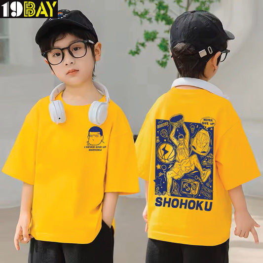 All-Day Comfort Kids T-Shirt – Oversized Dropshoulder Design in Soft Cotton