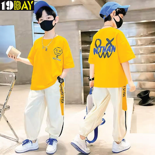 All-Day Wear Kids T-Shirt – Oversized Style with Drop Shoulder for Flexibility