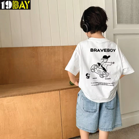 Oversized Cotton Shirt for Boys & Girls – Perfect for Every Season