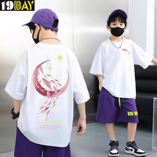 Casual Cotton T-Shirt for Kids – Oversized, Easy Wash & Long Lasting