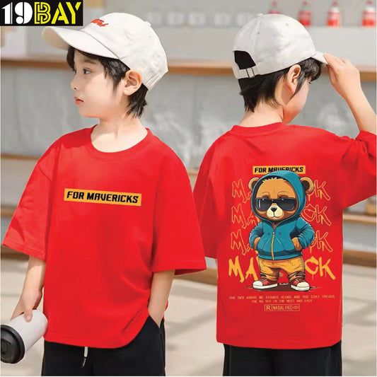 Fashionable Drop Shoulder T-Shirt for Kids – Oversized Comfort and Style Combined