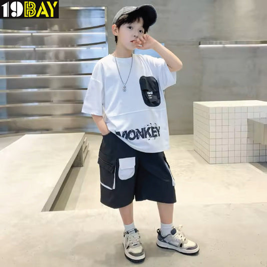 Soft & Stylish Kids T-Shirt – Oversized Cut and Drop Shoulder Fit for Comfort