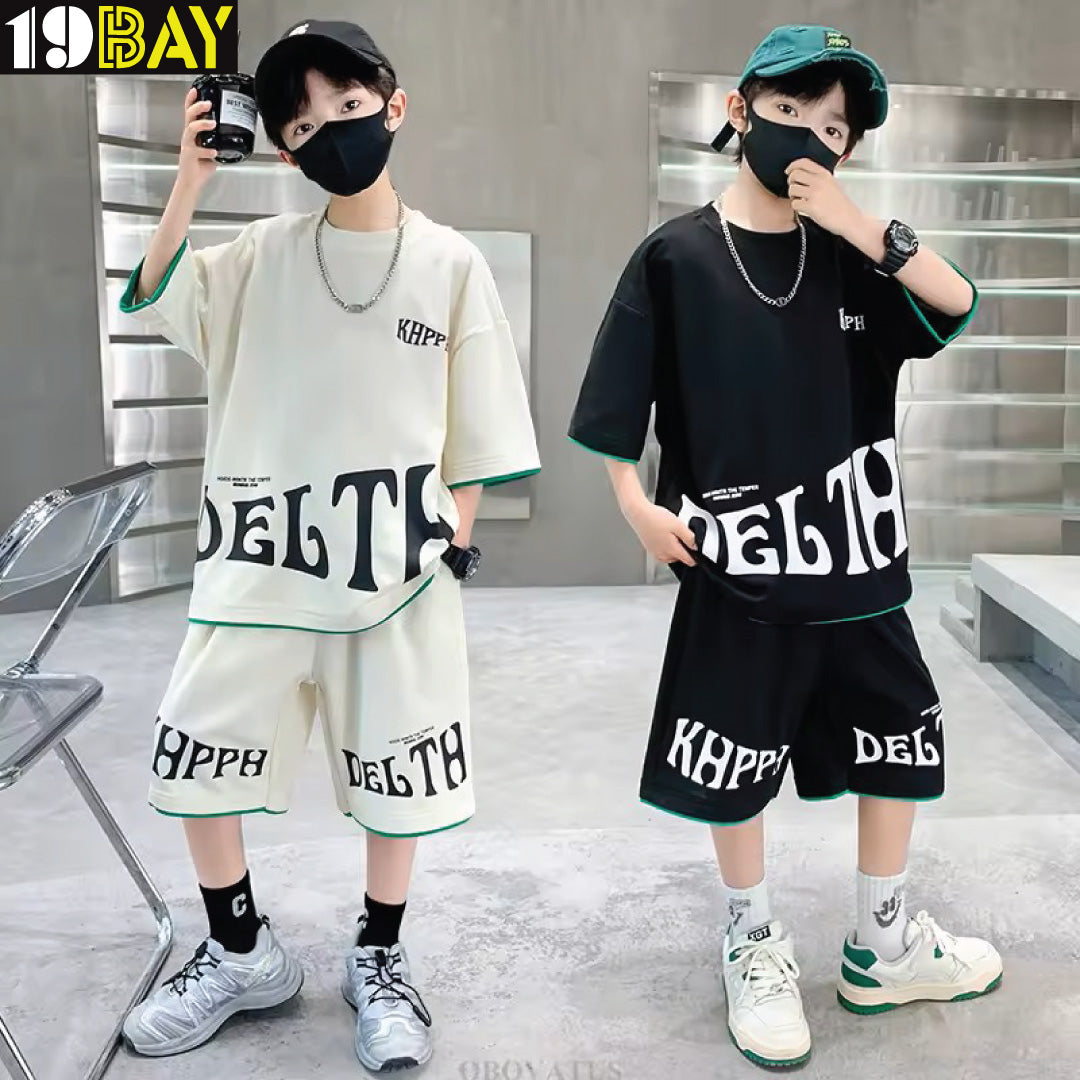 Kids Unisex Oversized Tee – Trendy Dropshoulder & Soft Cotton Comfort