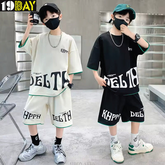 Kids Unisex Oversized Tee – Trendy Dropshoulder & Soft Cotton Comfort