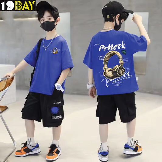 Boys Oversized Cotton T-Shirt – Soft Fabric with Play-Ready Fit