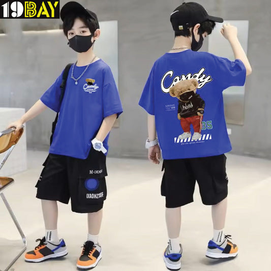 Soft Fit Cotton Tee for Kids – Oversized Shape for Free Movement
