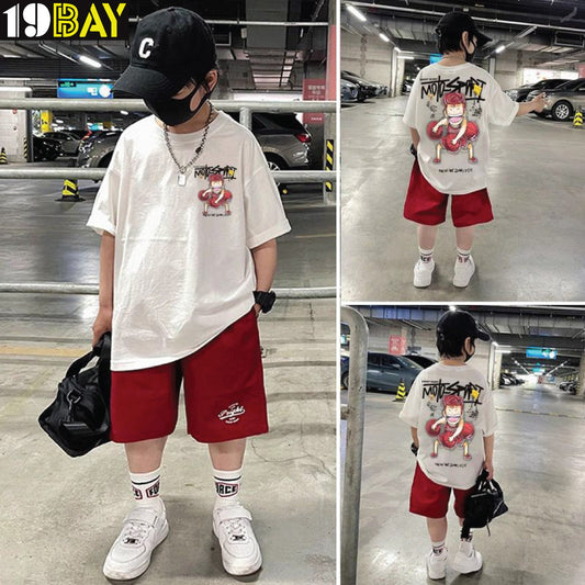 Premium Kids Drop Shoulder T-Shirt – Oversized Fit with Ultra Soft Fabric