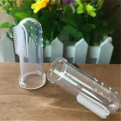 Soft Silicone Baby Finger Toothbrush – Gentle Cleaning for Baby Teeth, Tongue & More