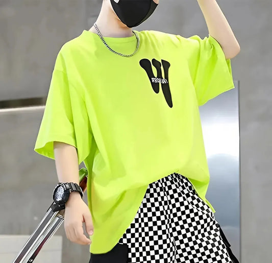 Chartreuse Chic Stylish Statements in Oversized Tees