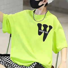 Chartreuse Chic Stylish Statements in Oversized Tees