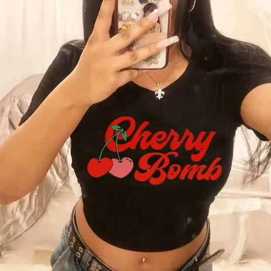 Aesthetic Printed Crop Top – Instagram-Ready Style