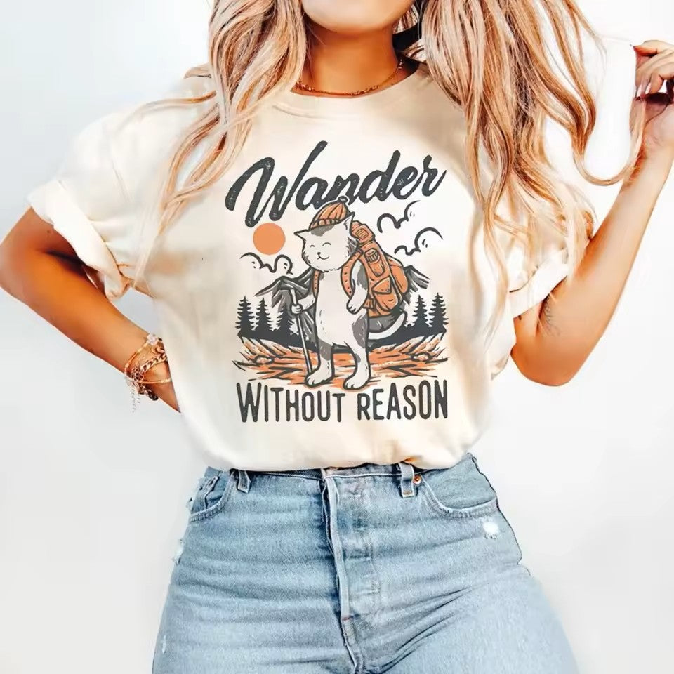 Soft Printed Crop Top – Great for Pairing with High-Waist Bottoms