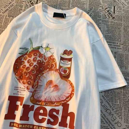 Graphic Printed Crop Top – Soft, Comfy & Summer-Ready