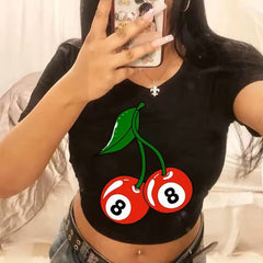 Printed Crop T-Shirt for Women – Soft Fabric, Strong Vibe