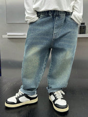 Boys Baggy Cargos Denim Pants | Exclusive Cargo Jeans for Kids