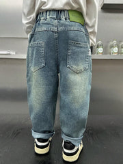 Boys Baggy Cargos Denim Pants | Exclusive Cargo Jeans for Kids