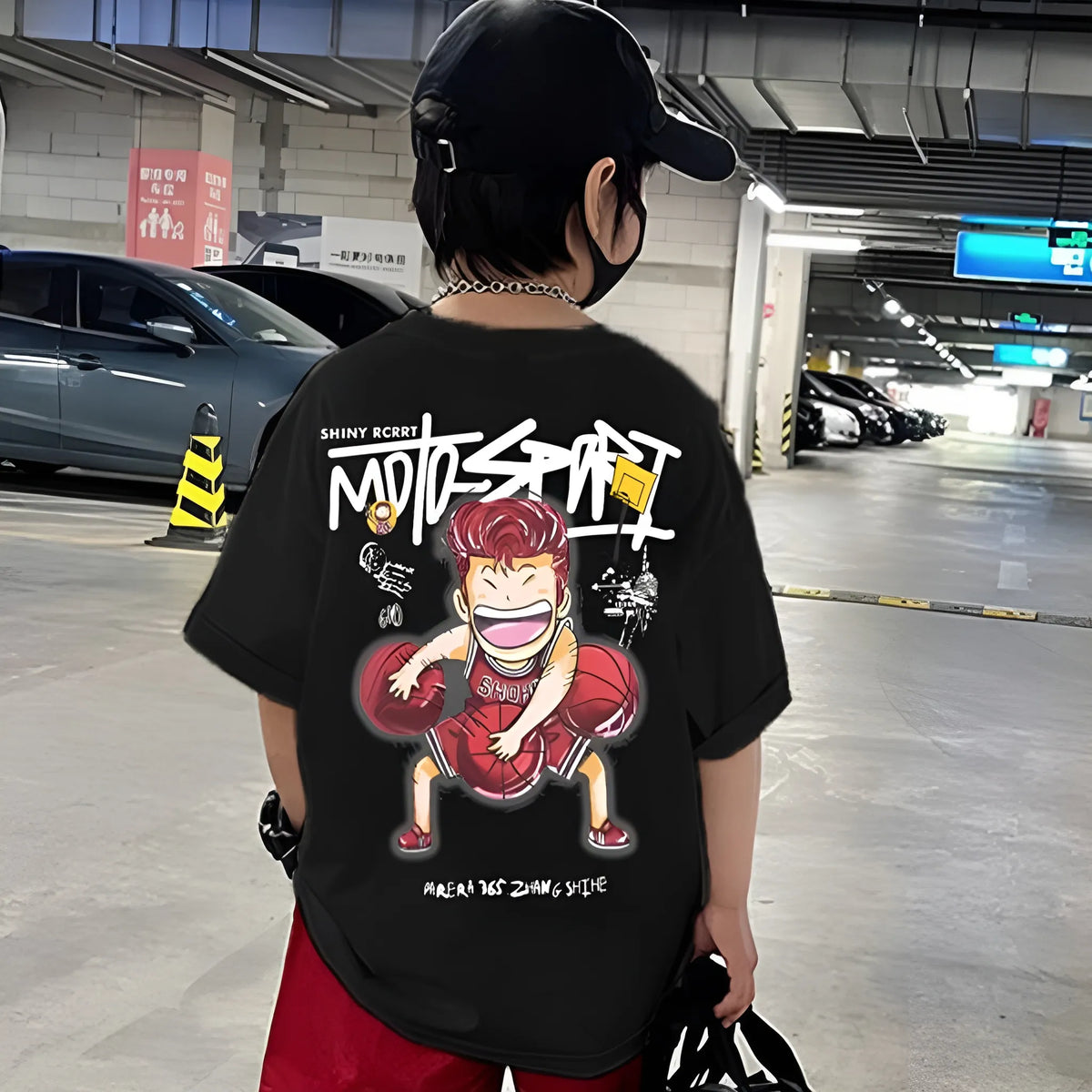 Cotton Oversized Streetwear Tee – Cool Kids Dropshoulder Unisex Fit