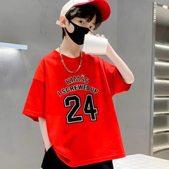 Premium Kids Cotton T-Shirt – Oversized Fit for Relaxation & Play