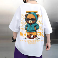 Drop Shoulder Cotton T-Shirt for Kids – Oversized Fit for Ultimate Comfort