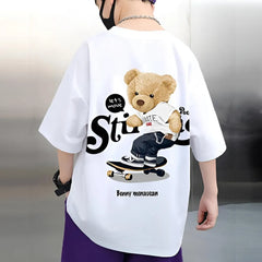 Cool Kids Oversized Tee – Soft Cotton Drop Shoulder Style for All Seasons