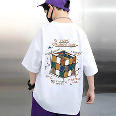 Trendy and Comfortable Oversized T-Shirt for Boys & Girls – Drop Shoulder Cut