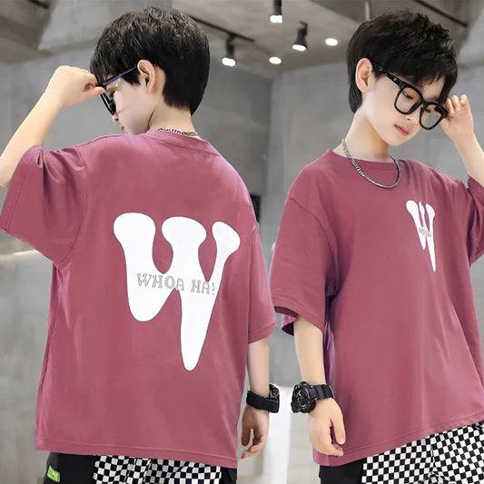 Antique Rose Stylish Oversized Tees in Aged Magenta