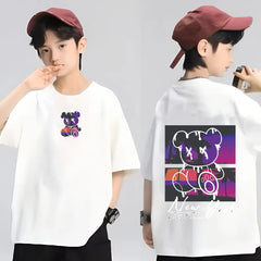 Minimalist Oversized Kids T-Shirt – Drop Shoulder Style with Maximum Comfort