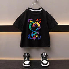 Unisex Panda Graphic Tee for Kids – Soft & Relaxed Fit