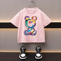 Unisex Panda Graphic Tee for Kids – Soft & Relaxed Fit