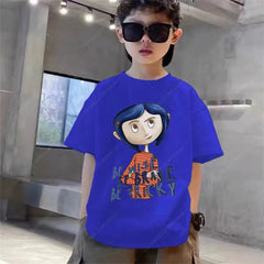 Fantasy Vibes Koralina Kids Drop Shoulder Oversized T-Shirt